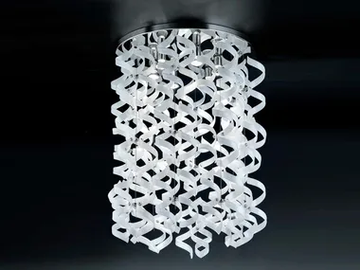 ASTRO - Crystal ceiling lamp by Metal Lux - view 2